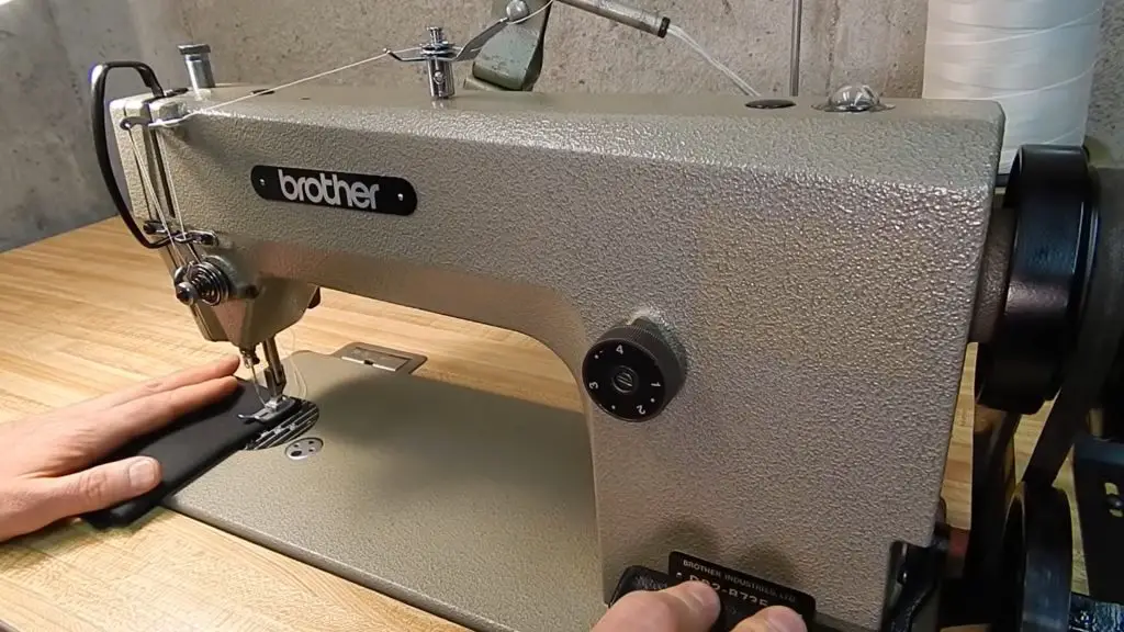 Dirty sewing machine